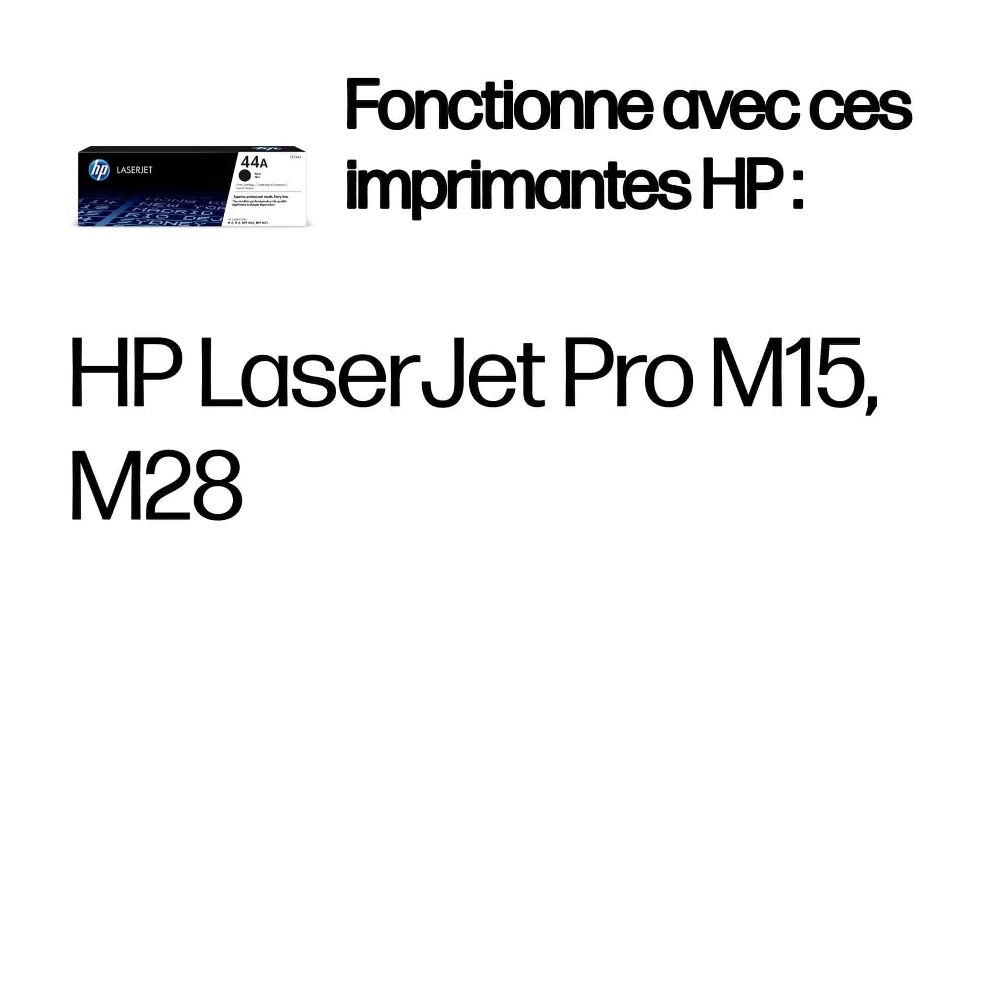 Toner HP44A LaserJet – Noir (CF244A) Hewlett Packard