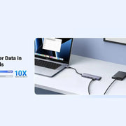 Adaptateur hub USB-C 5 en 1 Ugreen — vue 8 — Connecto.ma