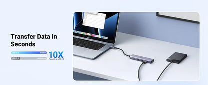 Adaptateur HUB USB-C Ugreen 5 en 1 (15596) Connecto.ma