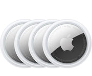 Apple AirTag Pack 4 2ème Génération Argenté — vue principale 4 trackers — Connecto.ma