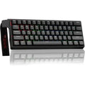 AULA WIN 60 HE Clavier Mécanique magnétique – Interrupteurs Magnétiques, 8000 Hz, RGB Complet (Noir)