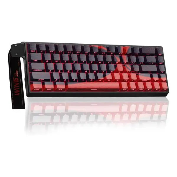 AULA WIN 68 HE MAX – 8000 Hz & Switchs Magnétiques (Rouge Noir) Connecto.ma