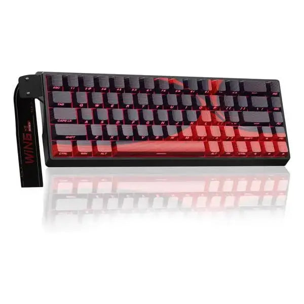 AULA WIN 68 HE MAX–8000 Hz & Switchs Magnétiques (Rouge Noir) — Connecto.ma