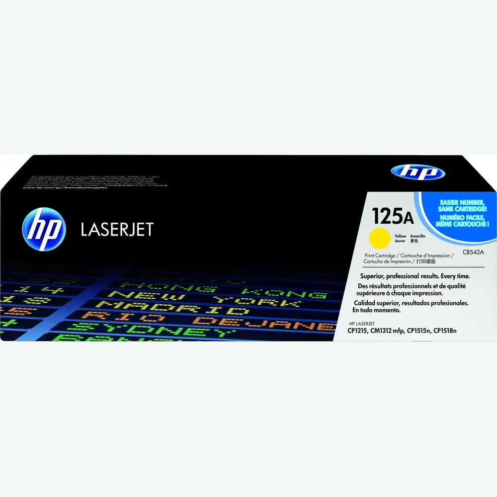 HP 125A Jaune – Toner HP LaserJet d’origine — Connecto.ma