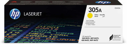 HP 305A Jaune – Toner HP LaserJet d’origine (CE412A) Connecto.ma