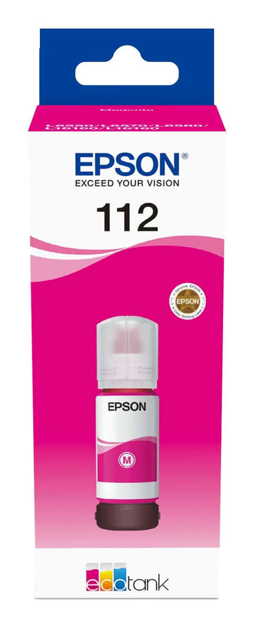Bouteille d’encre Epson EcoTank 112 – Magenta (C13T06C34A) Epson