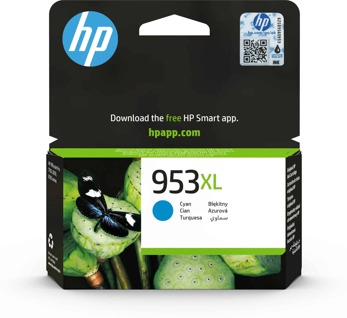 Cartouche d’encre HP 953XL – Cyan (F6U16AE) Hewlett Packard