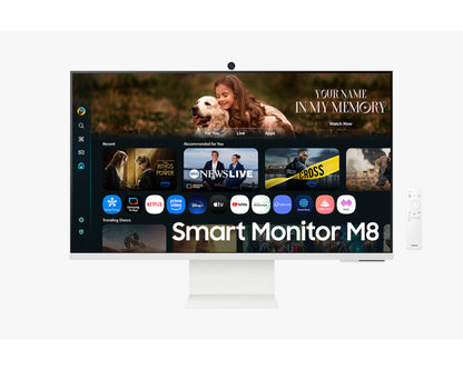 Samsung M8 M80F Moniteur Smart AI 32″ UHD 4K avec camera (LS32FM801UUXEN) Connecto.ma