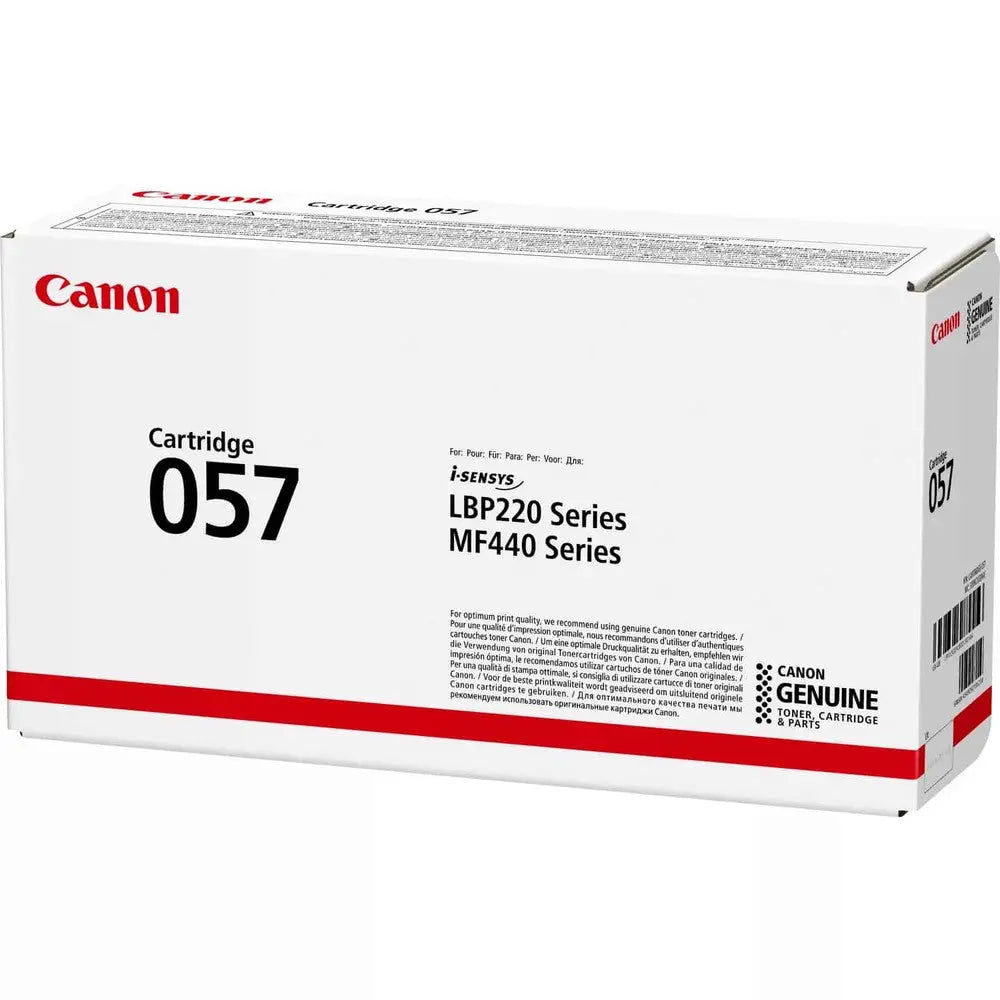 Canon 057 Noir – Cartouche de toner Original Noir — vue 2 — Connecto.ma