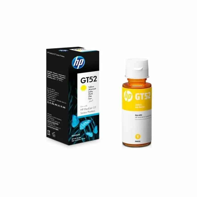 HP GT52 Jaune – Bouteille d’encre HP d’origine (M0H56AE) Connecto.ma