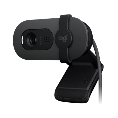 Logitech BRIO 100 – Webcam Full HD 1080p avec Micro (Graphite) — Connecto.ma