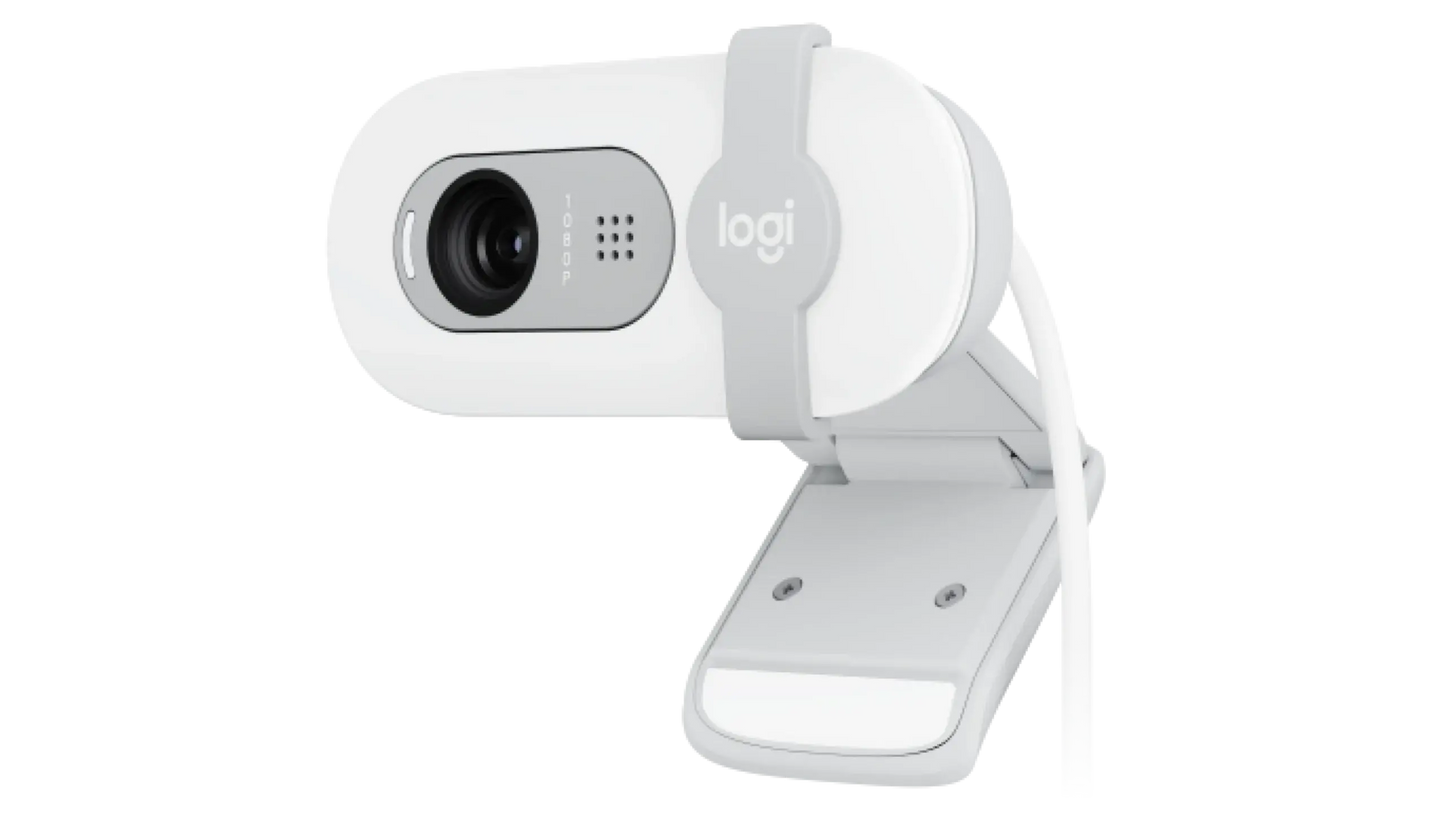 Logitech BRIO 100 – Webcam Full HD 1080p avec Micro Blanc Connecto.ma