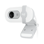 Logitech BRIO 100 – Webcam Full HD 1080p avec Micro (Blanc) — vue 2 — Connecto.ma