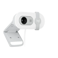 Logitech BRIO 100 – Webcam Full HD 1080p avec Micro (Blanc)