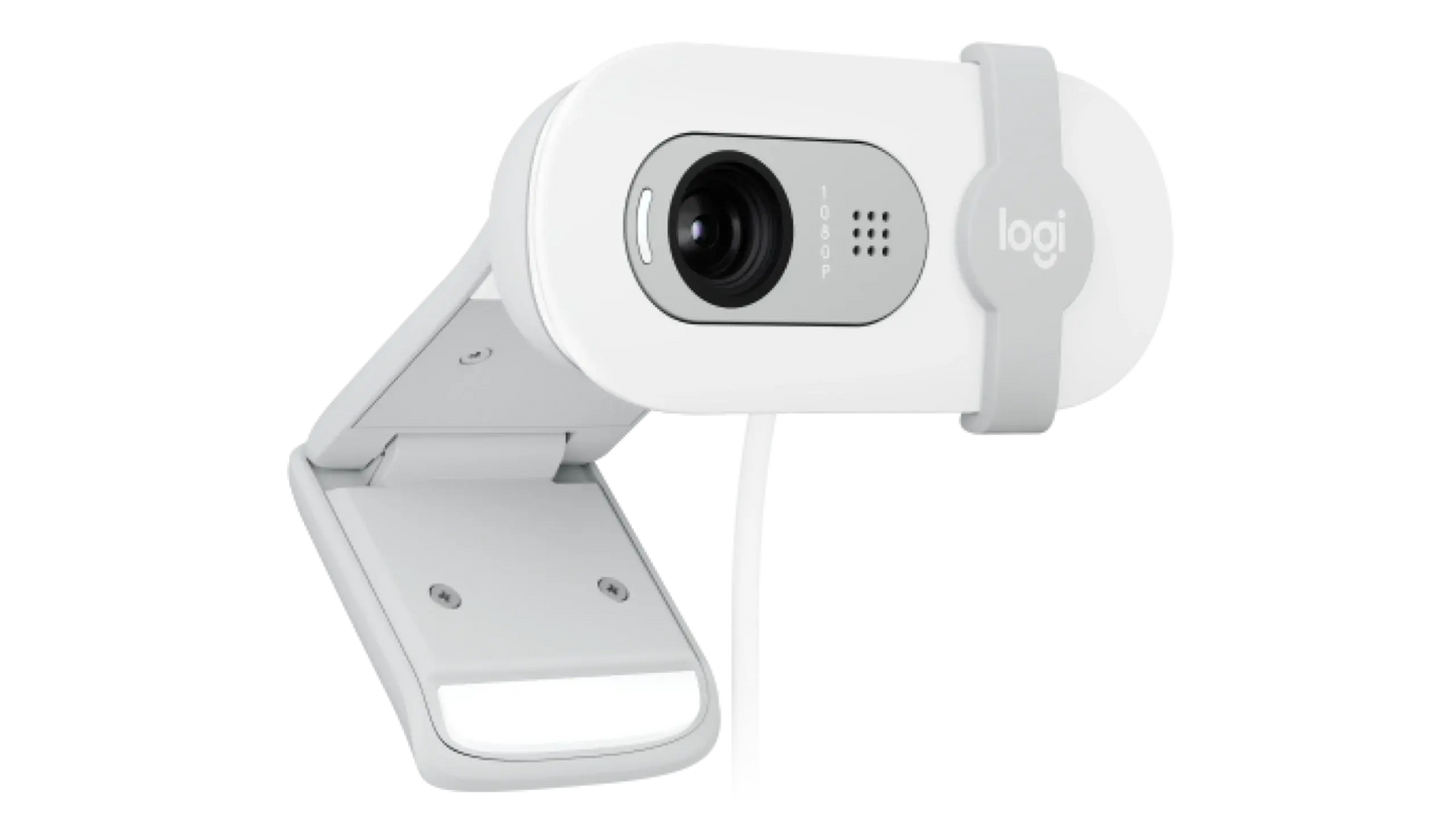 Logitech BRIO 100 – Webcam Full HD 1080p avec Micro Blanc Connecto.ma