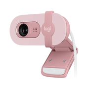 Logitech BRIO 100 – Webcam Full HD 1080p avec Micro (Rose) — vue 2 — Connecto.ma