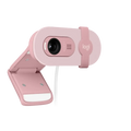 Logitech BRIO 100 – Webcam Full HD 1080p avec Micro (Rose)