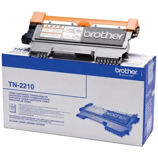 Brother TN-2210 Noir – Toner Brother d’origine (TN2210) Connecto.ma