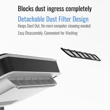 Flydigi BS2 Pro – Refroidisseur RGB pour PC Portable 15,6" à 21" | Turbo-Ventilateur 4000RPM, Réduction de Bruit, Contrôle Intelligent de Température Connecto.ma