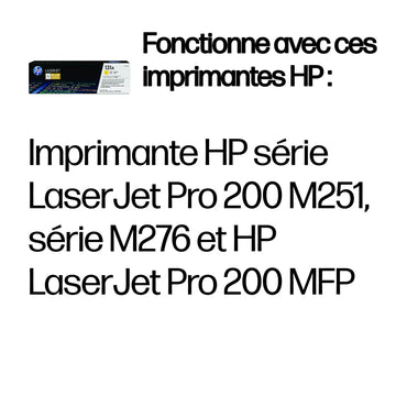 HP 131A Jaune – Toner HP LaserJet d’origine (CF212A) Connecto.ma