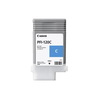 Canon PFI-120 Cyan – Cartouche d’encre Canon d’origine — Connecto.ma