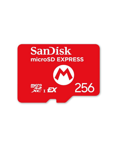Carte microSD Express SanDisk 256 Go pour Nintendo Switch 2 – Super Mario