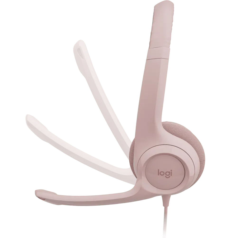 Casque Logitech H390 USB – Rose (981-001281) Connecto.ma
