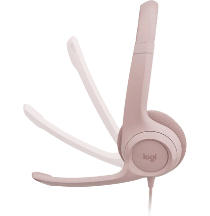 Casque Logitech H390 USB – Rose (981-001281) Connecto.ma