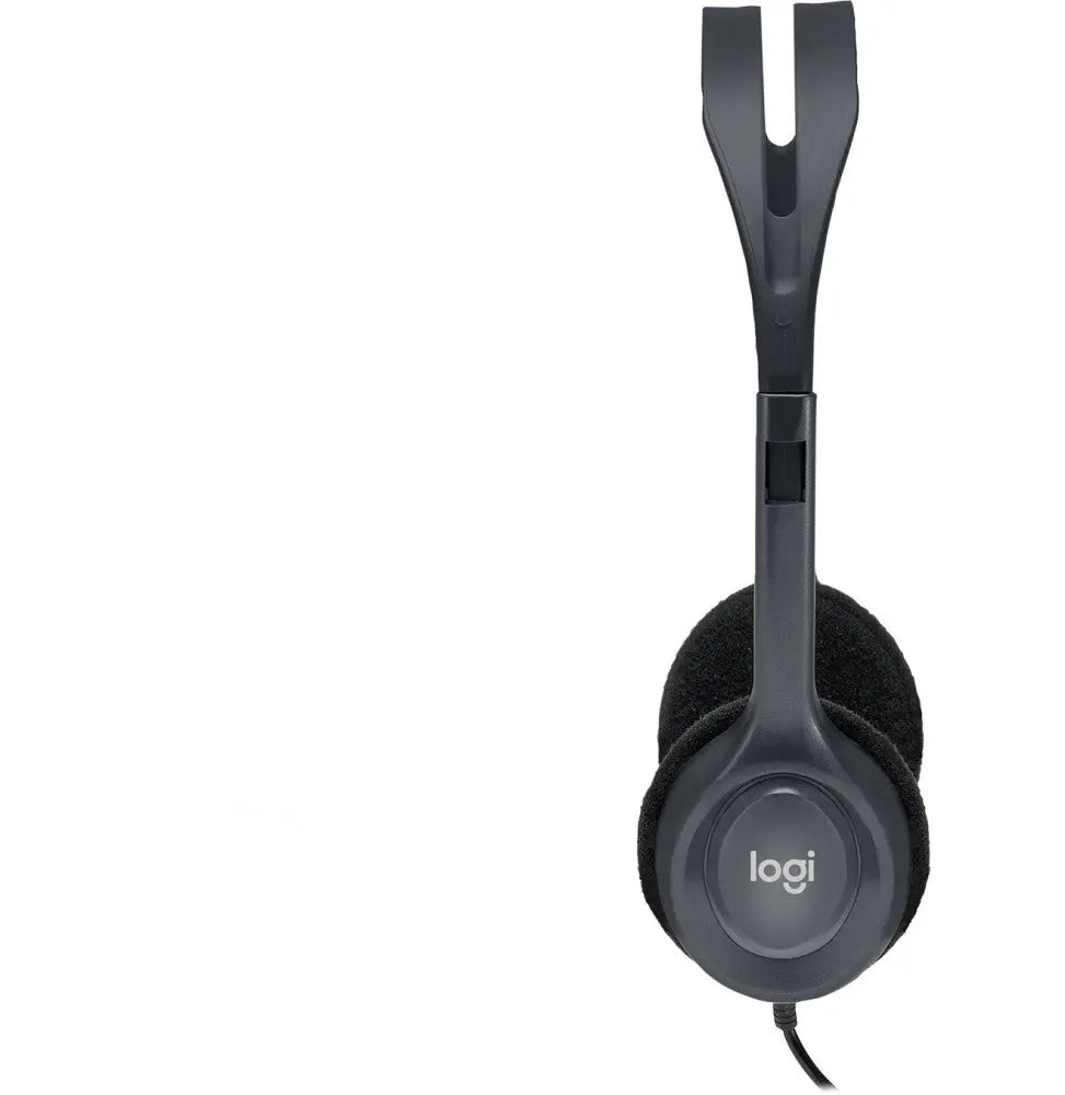 Casque Logitech H111 stéréo professionnel – Jack 3,5 mm (981-000593) Connecto.ma