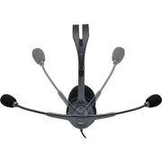 Casque Logitech H111 stéréo professionnel – Jack 3,5 mm — vue 4 — Connecto.ma