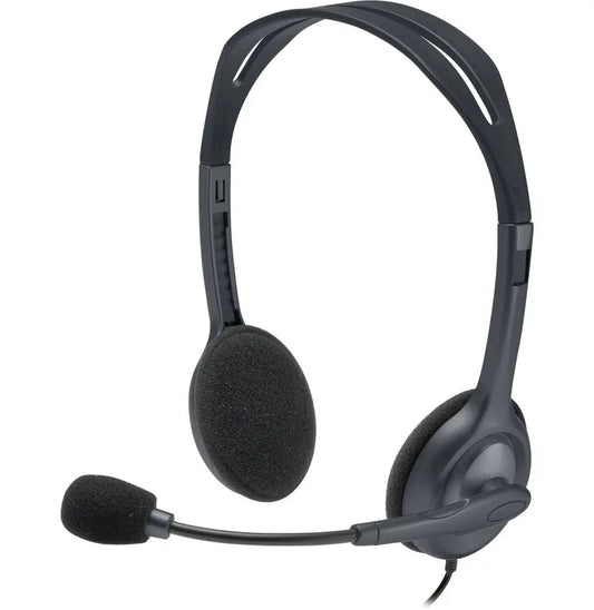 Casque Logitech H111 stéréo professionnel – Jack 3,5 mm (981-000593) Connecto.ma