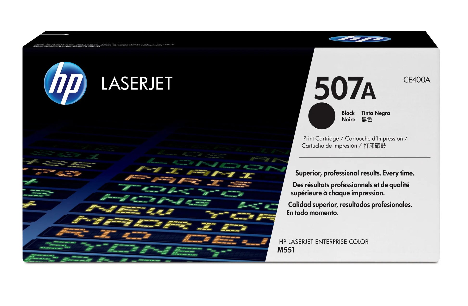 HP 507A Noir (CE400A) – Toner HP LaserJet d’origine Hewlett Packard