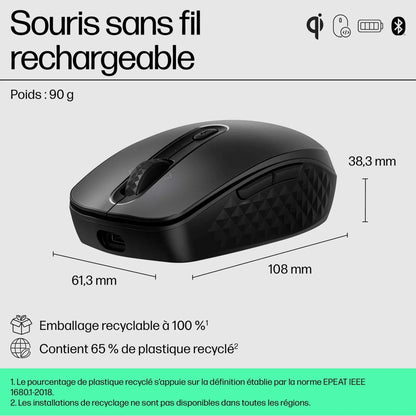 HP 690 Souris sans fil Bluetooth (7M1D4AA) Connecto.ma