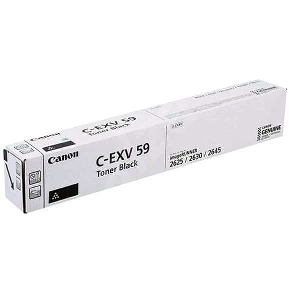 Canon C-EXV 59 Noir–Toner Canon LaserJet d'origine — Connecto.ma