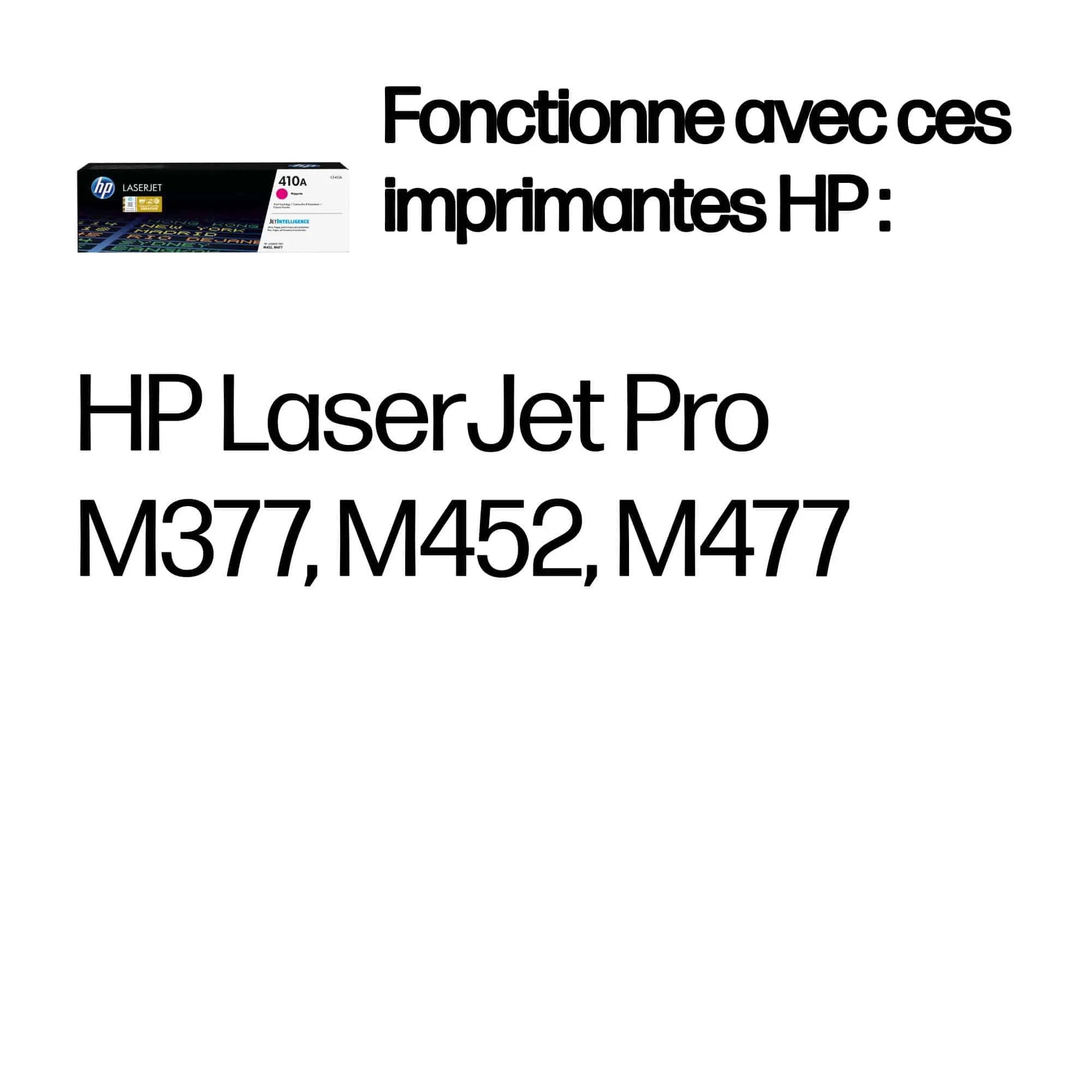 HP 410A Magenta – Toner HP LaserJet d’origine (CF413A) Connecto.ma
