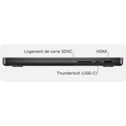 Apple MacBook Pro M4 14 pouces Black 16Go/512 Go — vue 4 — Connecto.ma
