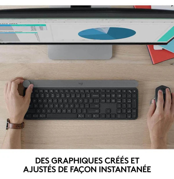 Clavier sans fil Logitech Craft — packaging boîte — Maroc