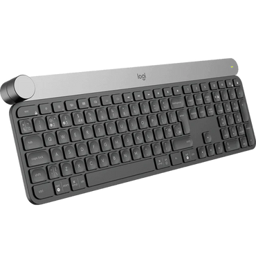 Clavier sans fil Logitech Craft — vue de profil droit — Maroc