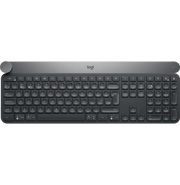 Clavier sans fil Logitech Craft — vue de face avec molette créative — Maroc