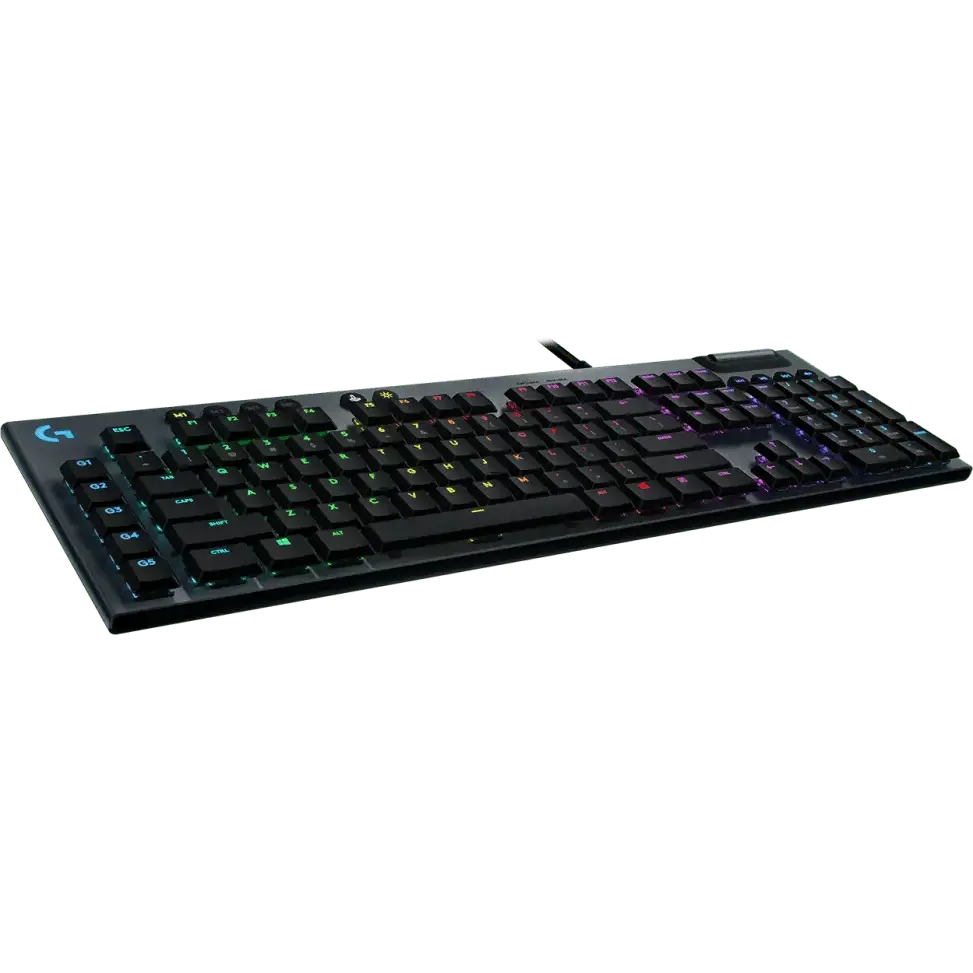 Logitech G815 – Clavier gaming mécanique RVB LIGHTSYNC – Tactile Version — vue 2 — Connecto.ma