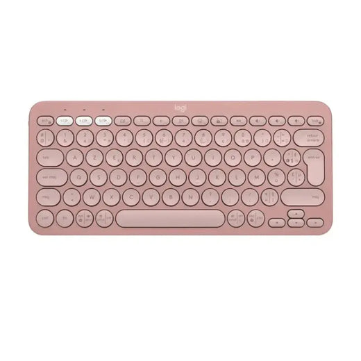 Clavier sans fil Bluetooth Logitech Pebble Keys 2 K380s Mini–Rose (920-011805)