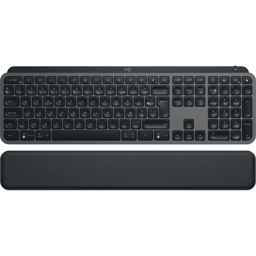 Clavier sans fil Logitech MX Keys Plus avec repose-poignets – AZERTY (920-009406)