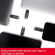 Clé USB Type-C™ SanDisk Ultra Dual Drive Go-64 Go — vue 3 — Connecto.ma