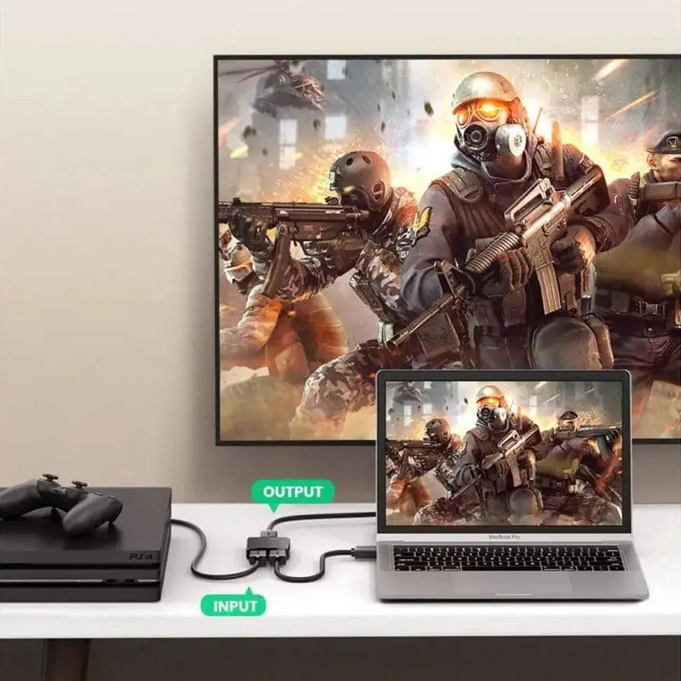 Commutateur HDMI UGREEN – 1 entrée, 2 sorties — vue 4 — Connecto.ma