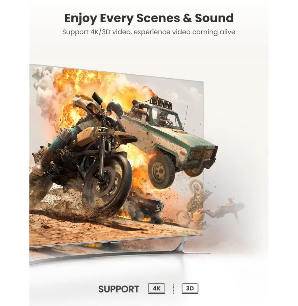 Commutateur HDMI UGREEN – 1 entrée, 2 sorties (50966) Connecto.ma