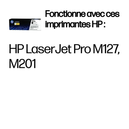 HP 83A Noir – Toner HP LaserJet d’origine (CF283A) Connecto.ma