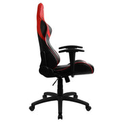 Chaise gamer Aerocool AC100 AIR – Rouge Noir — vue 4 — Connecto.ma
