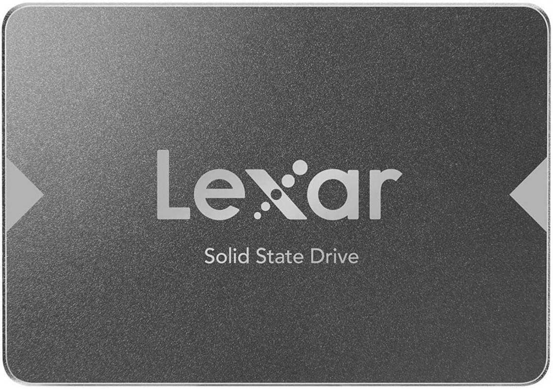 SSD Lexar NS100 512 Go — vue arrière étiquette — Maroc