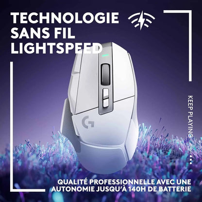 Souris Gamer Sans Fil Logitech G502 X lightspeed – Blanc (910-006190) Connecto.ma