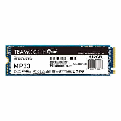 Disque Dur SSD Nvme Team Group – 512GB (TM8FP6512G0C101) Connecto.ma